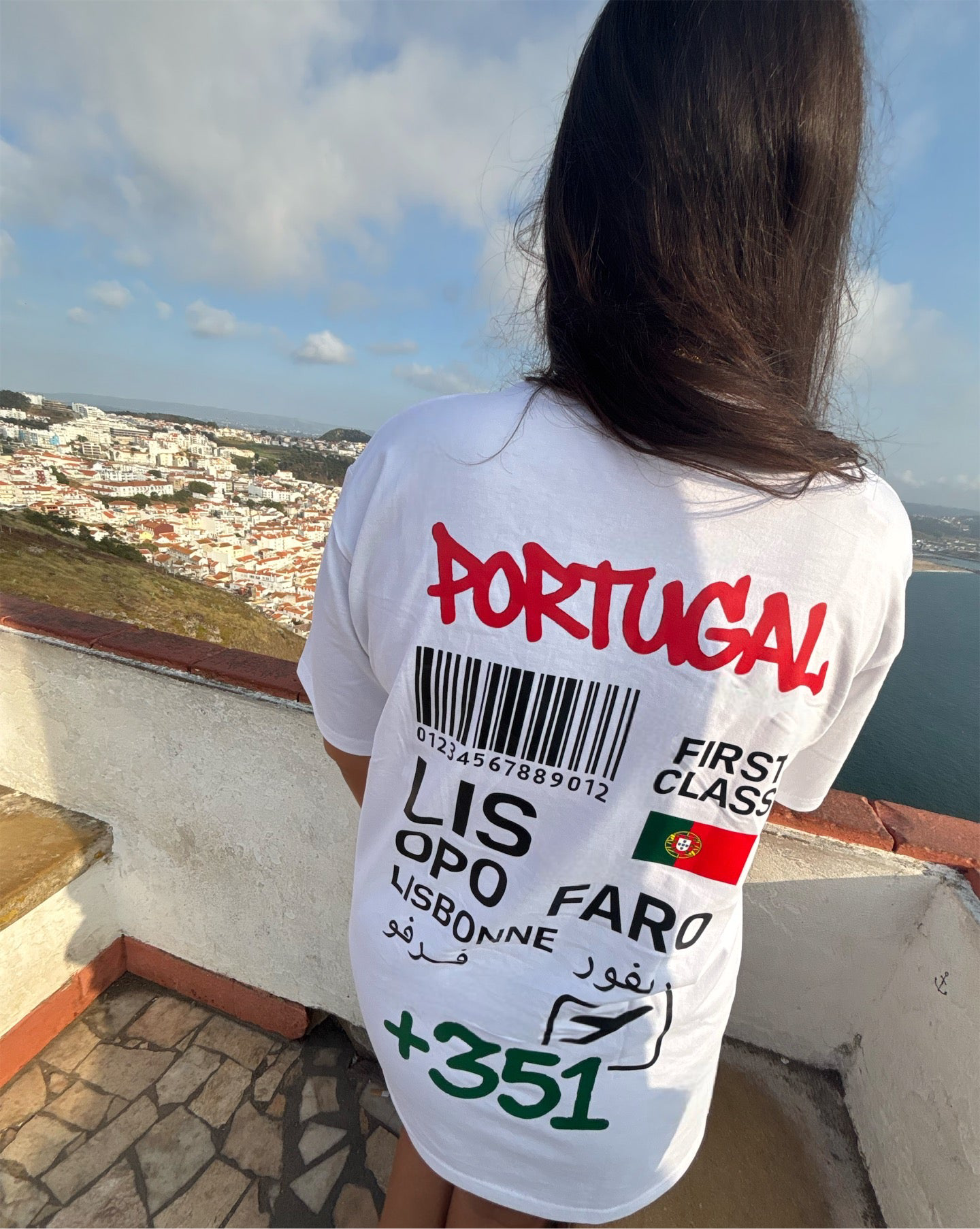 T-Shirt First Class - Blanc