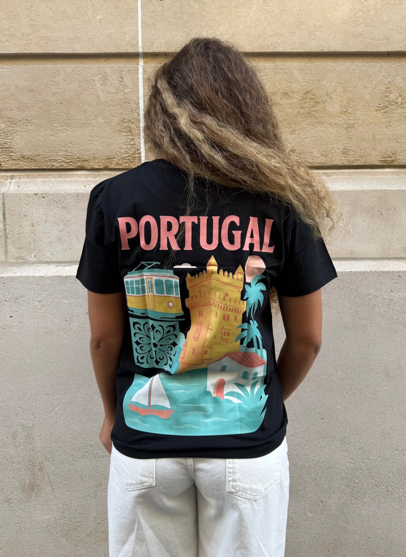 T-shirt Costa Azul - Noir