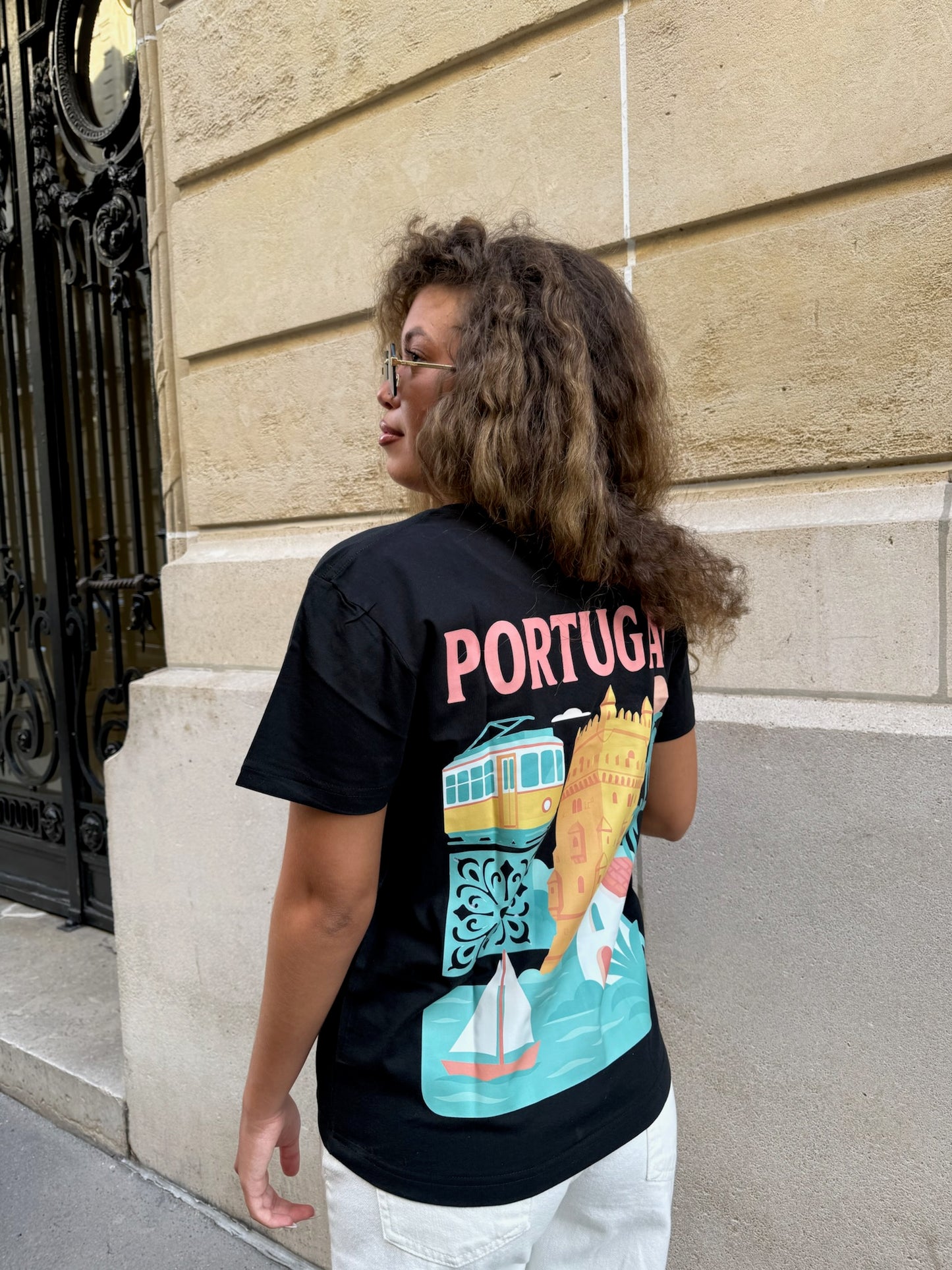 T-shirt Costa Azul - Noir