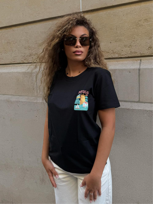 T-shirt Costa Azul - Noir