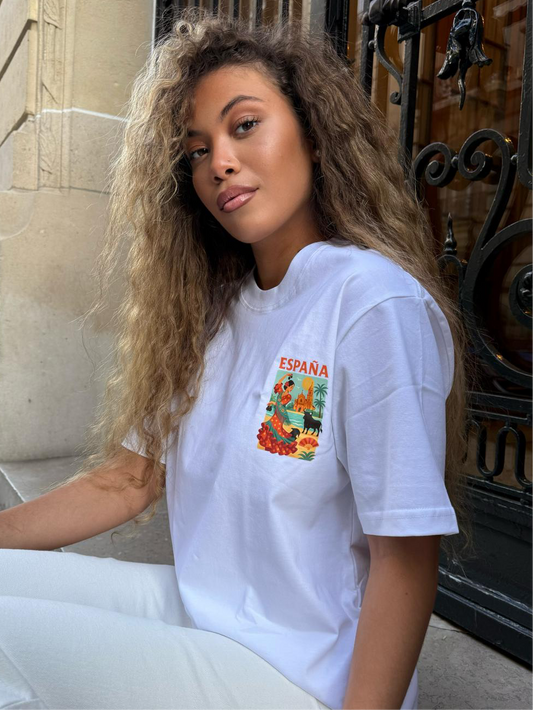 T shirt España - Blanc