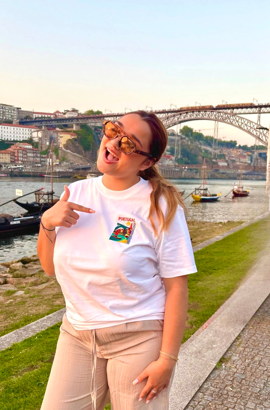 T-shirt Douro – Blanc