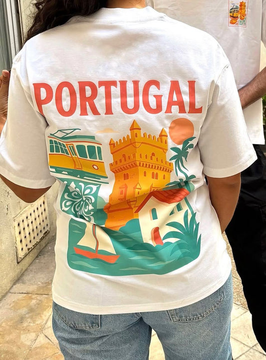 T-shirt Costa Azul – Blanc